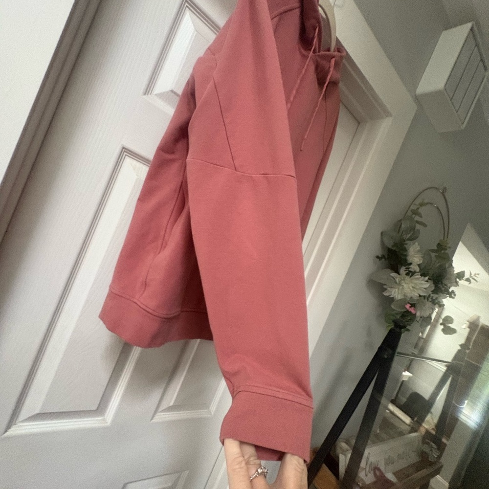 lululemon athletica Women's Dusty Pink Hoodie - Picture 3 of 11